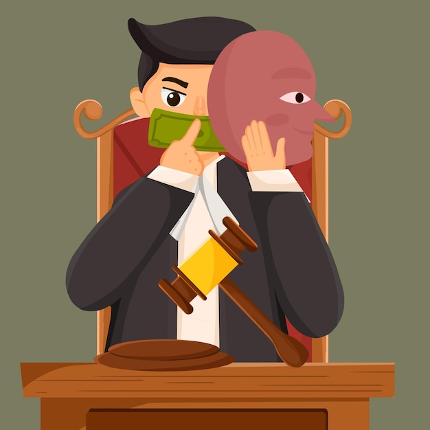 ilustrasi-kartun-seorang-hakim-korup-yang-menerima-suap-dan-menyalahgunakan-kekuasaan_1034487-585