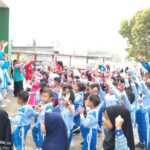 Ratusan Siswa TK se-Kecamatan Bunut Kunjungi Puskesmas, Kenali Dunia Kesehatan Sejak Dini